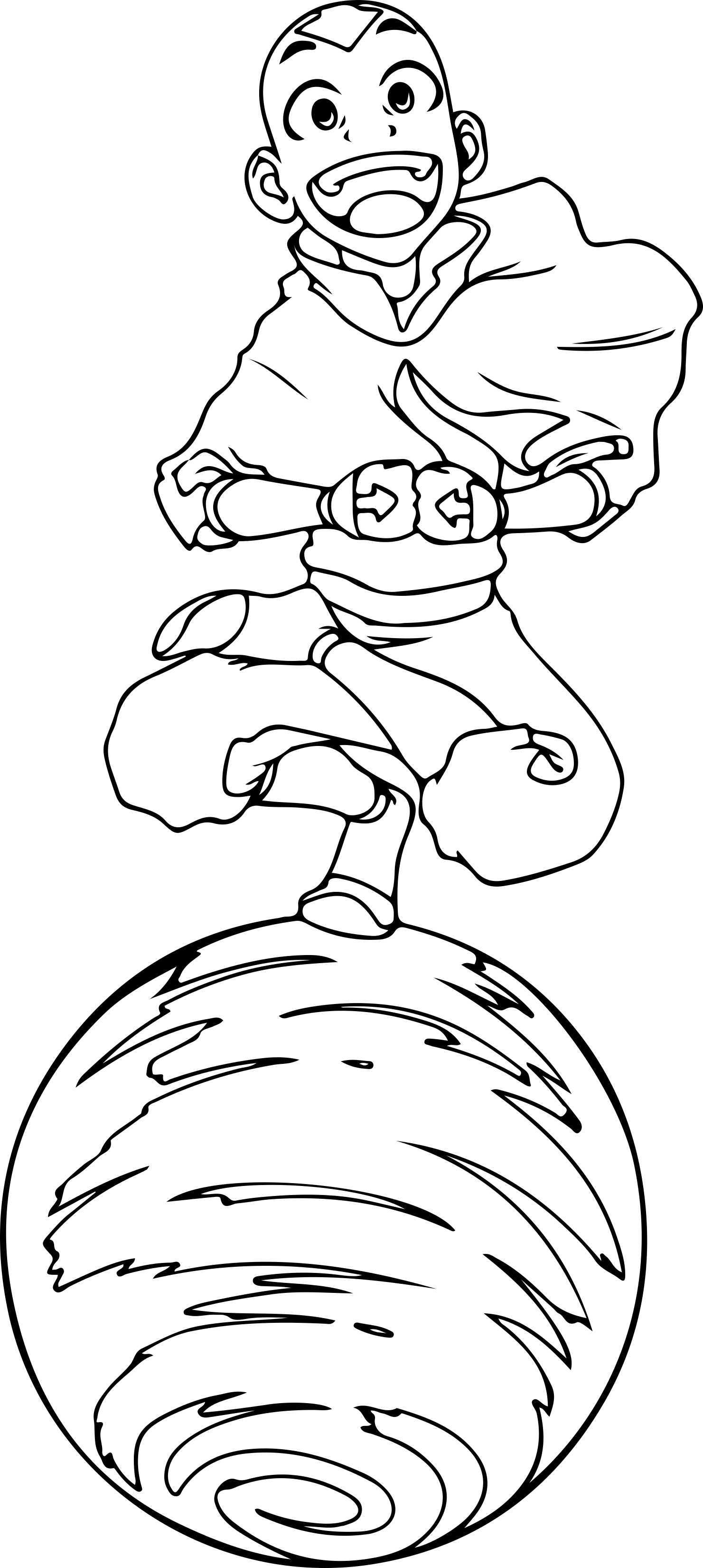 Airbender 16 Editable Svg Line Art Free Vectors